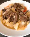 Thăn Bò Úc Xào Su Hào