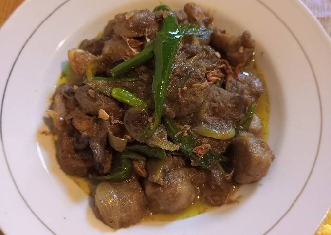 Cara Gampang Membuat Samgor ampela bakso yang Menggugah Selera