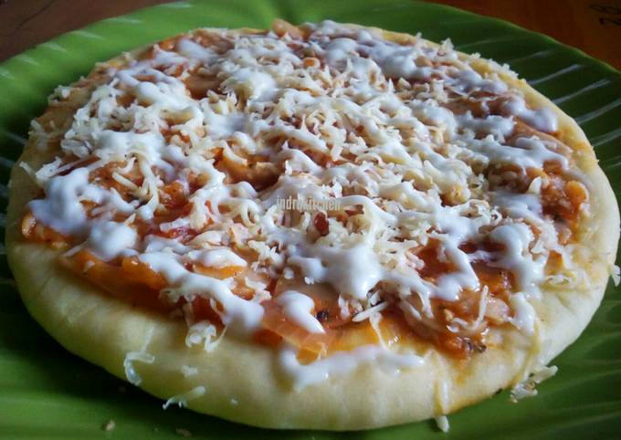 Resep Pizza Teflon Empuk Oleh Indriya - Cookpad