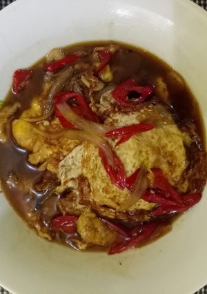 Foto resep Telor ceplok bumbu kecap