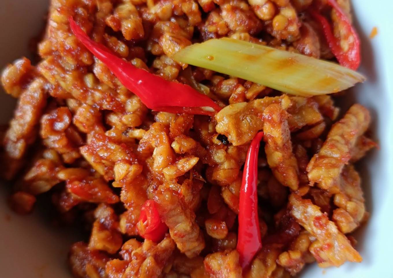 Tempe orek / tempe sambal