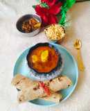 Gatte ki sabji (Besan ke gatte / Gram flour Curry)