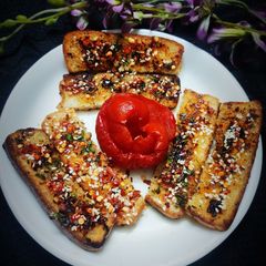 A picture of Spicy Bread Garlic Sticks.