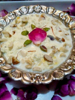 पनीर की शाही खीर रेसिपी मुख्य फोटो