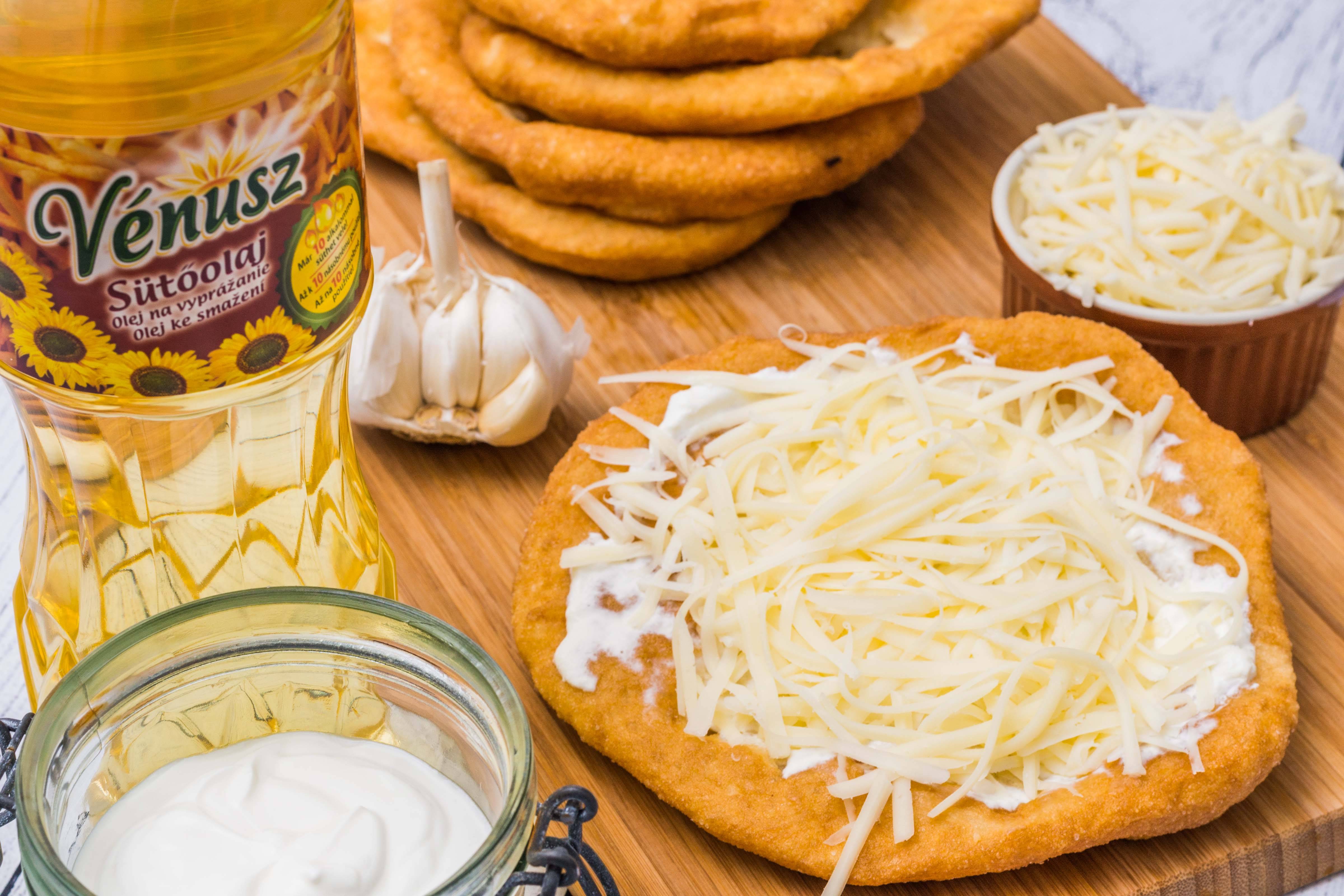 Burgonyás lángos recept recept fotó