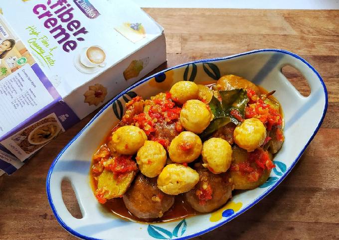 Telur Puyuh Jengkol Balado