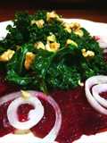 Carpaccio de remolacha con col kale - veggie