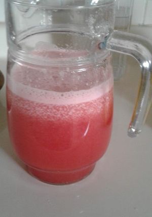 Una foto de Jugo de sandía