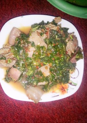 A picture of Offal pepper soup.