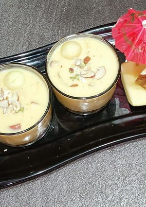 एप्पल कस्टर्ड(apple custard recipe in hindi) रेसिपी मुख्य फोटो