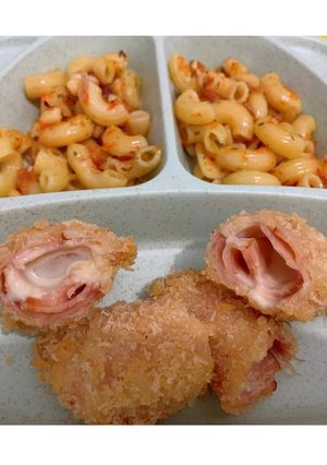 Foto resep Macaroni & Smoked Chicken with Cheese Anak 1 Tahun+