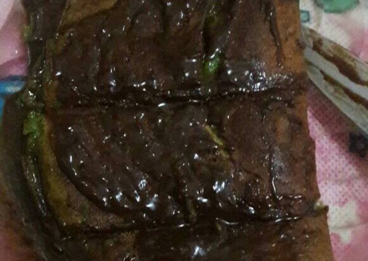 Martabak pandan coklat meleleh (teflon)