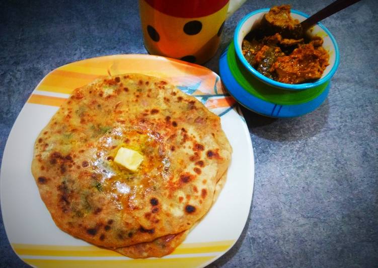 Pumpkin paratha