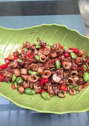 Foto resep Cumi asin petai