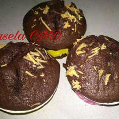 A picture of Brownies panggang tepung pondan.