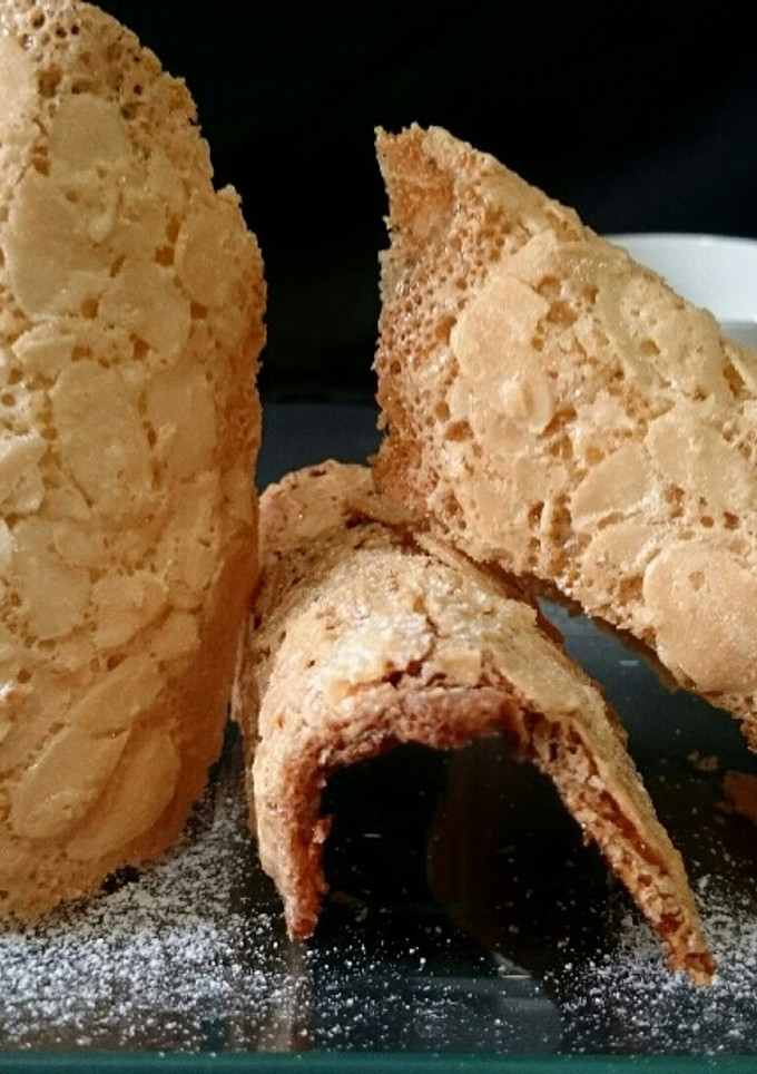 Una foto de Tejas de almendra