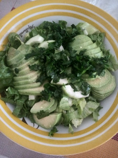 Una foto de Ensalada verde