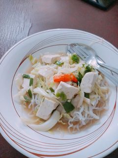 Foto resep Mie Shirataki Cah Jamur Tahu Putih #dietketo #lowcalories