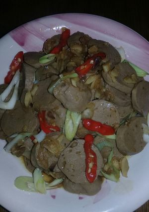Foto resep Tumis bakso Saos tiram