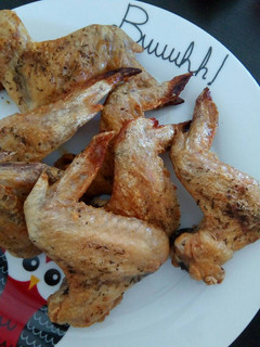 Una foto de Alitas de pollo crujientes