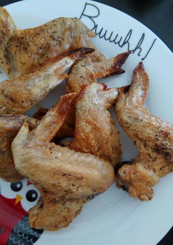 Una foto de Alitas de pollo crujientes