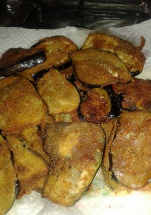 صورة لوصفة باذنجان مقلي
