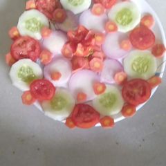 A picture of Salad dish with vegetables.