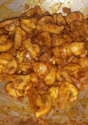 A picture of Mushroom fry.