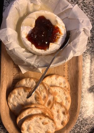 Una foto de Queso camembert al microondas