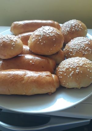 Foto resep Roti burger bun mini&Hot dog(Soft roll)