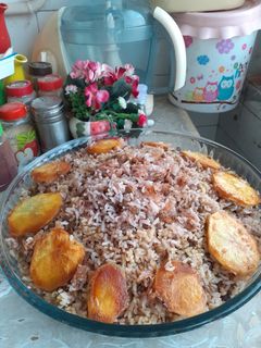 عکسی از دستور عدس پلو