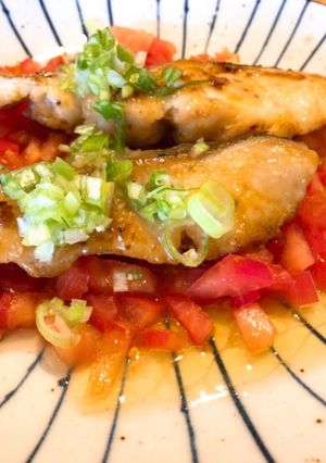 A picture of Pan-Fried Cod Fish with Soya Sauce and Butter.
