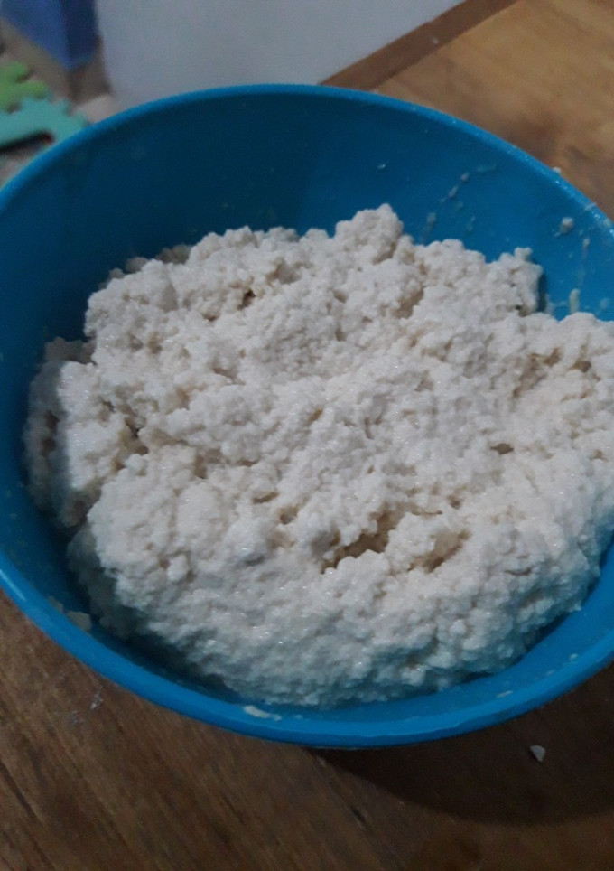 Una foto de Ricota casera con leche en polvo y sin leche en polvo