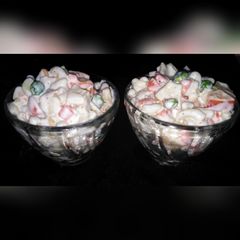 A picture of Russian  salad.
