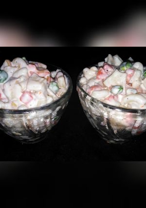 A picture of Russian  salad.