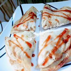 Savory pancakes A picture of Savory pancakes.