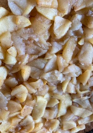 Una foto de Kuchen de manzana saludable