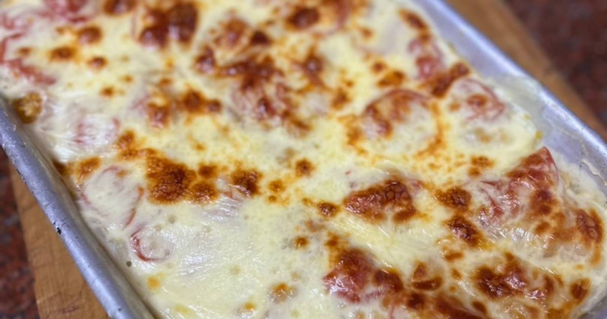 Puré De Papa Gratinado Con Cherrys Cebolla Y Ajo Receta De Marina