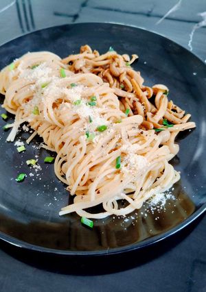 Foto resep Creamy Miso Pasta