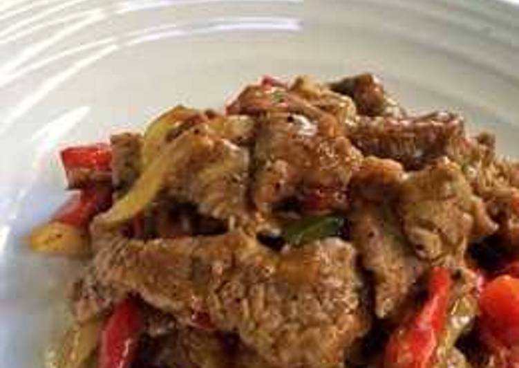 Simple Daging lada hitam(tanpa rebus merebus)