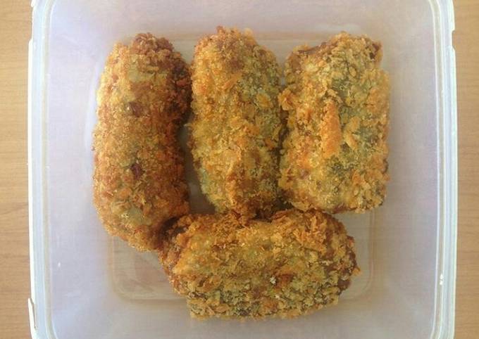 Standar Resep bikin Pisang goreng keju krispi dijamin sedap