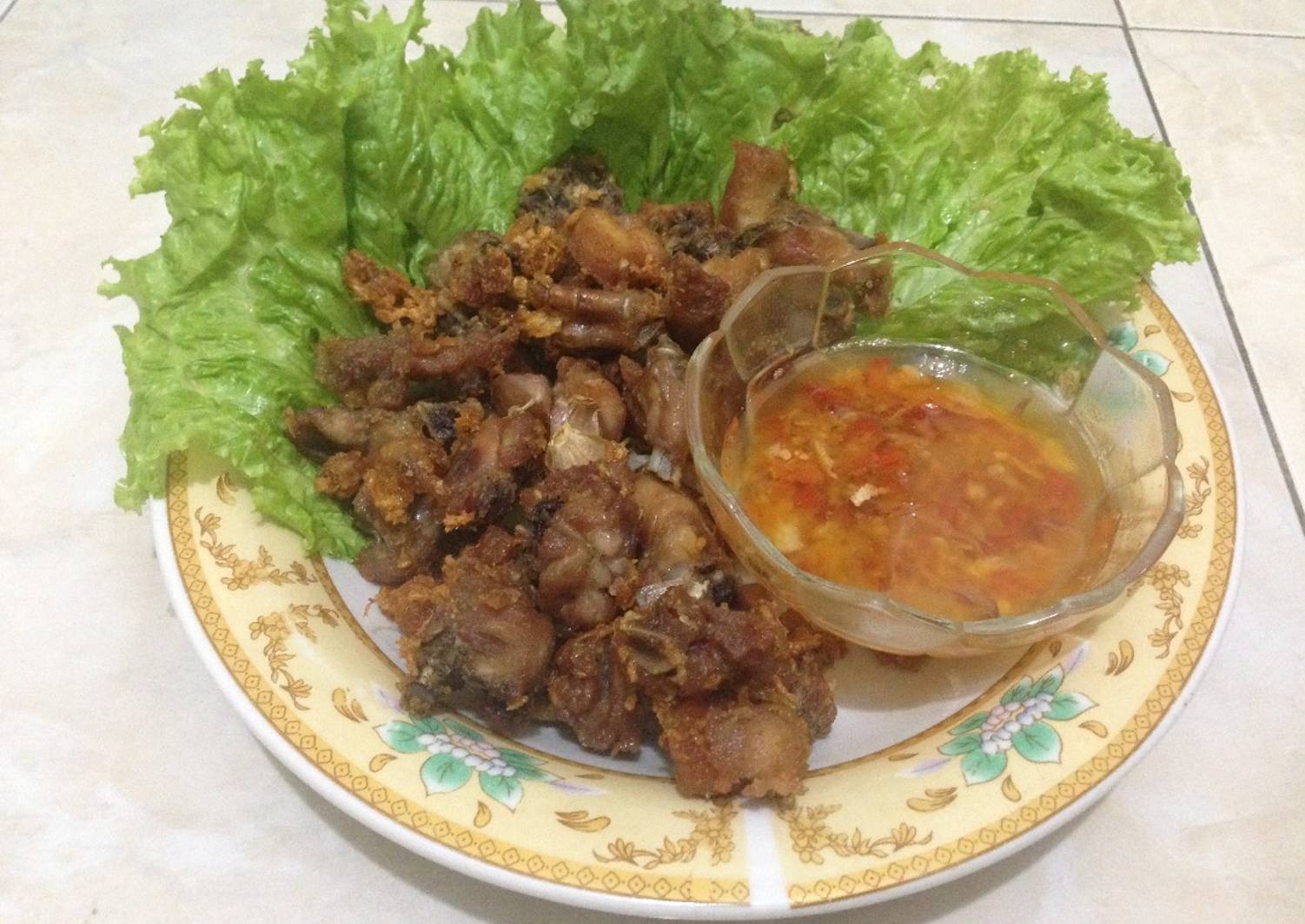 Resep Ayam goreng bawang putih sambel jahe bawang oleh ...