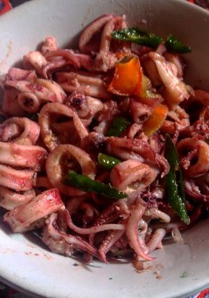 Foto resep Grengseng Pindang Cumi Lombok Ijo