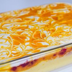 A picture of Creamy Mango Trifle.