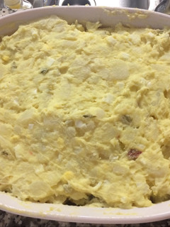 A picture of Grandma’s Southern Potato Salad.