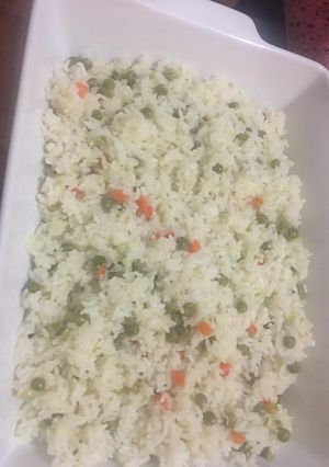 A picture of Peas rice.