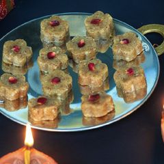 Chirounji(charoli) ki barfi A picture of Chirounji(charoli) ki barfi.