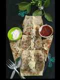Turkish/gozleme Feta-Spinach Flatbread