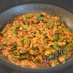 🥒🍋🌶Bhindi Masala🌶🍋🥒ladyfinger/okra A picture of 🥒🍋🌶Bhindi Masala🌶🍋🥒ladyfinger/okra.