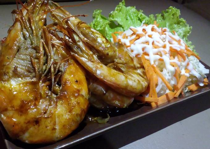 Udang Bakar Pedas Manis